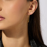 9ct Yellow Shaped Earrings