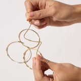 14ct Yellow Gold Natural Diamond Flexi Bangle