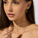 9ct Yellow Gold Rope Earrings