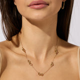 9ct Yellow Gold Interlocking Oval Links Necklace