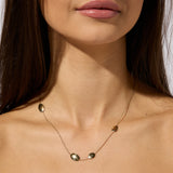 9ct Yellow Gold Flat Oval Link Necklace