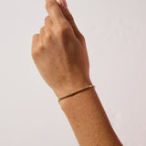 14ct Yellow Gold Natural Diamond Line Bracelet