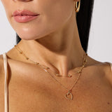 9ct Yellow Gold Plain Elongated Hoop Earrings