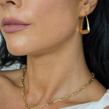 9ct Yellow Gold Creole Earrings