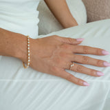 18ct Rose Gold Toi et Moi 0.44ct Diamond  Ring (Pear and Round Cut Duo)