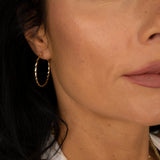 9ct Yellow Gold Hoop Earrings