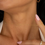 9ct Yellow Gold Rolo and Bead Chain