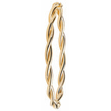 9ct Yellow Gold Hinged Bangle - 5.10 g