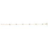 9ct Yellow Gold CZ Bracelet