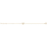 9ct Yellow Gold CZ Butterfly Bracelet