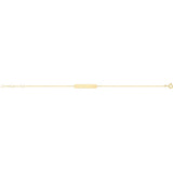 9ct Yellow Gold ID Chain Bracelet