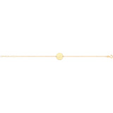 9ct Yellow Gold Disc ID Bracelet