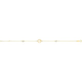 9ct Yellow Gold World Bracelet with CZ