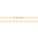 9ct Yellow Gold Paperclip Chain
