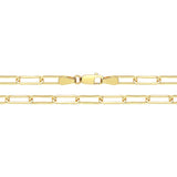 9ct Yellow Gold Solid Gold Paperclip Anklet