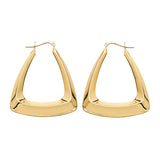 9ct Yellow Gold Creole Earrings