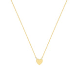 9ct Yellow Gold Heart Necklace