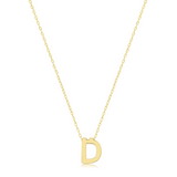 9ct Yellow Gold Initial Necklace