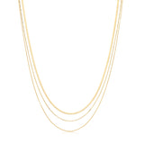 9ct Yellow Gold Multichain Necklace
