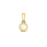 9ct Yellow Gold 0.19ct Opal Pendant