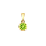 9ct Yellow Gold 0.28ct Peridot Pendant